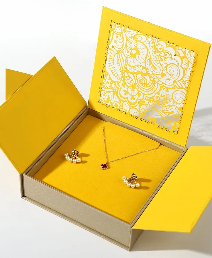 Yellow Double Door Jewelry Box — reference photograph 6